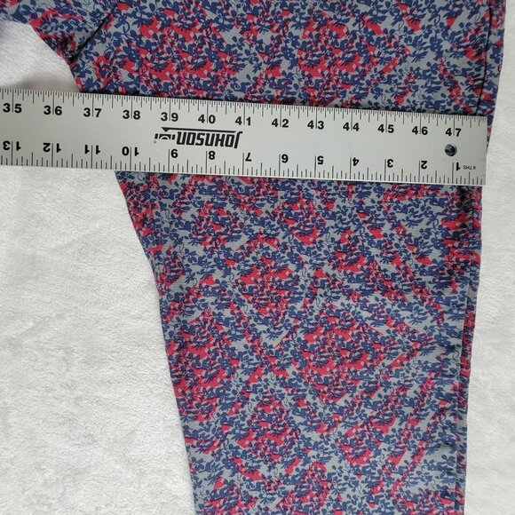 Cabi Womens Palm Beach Floral Print Straight Leg Cropped Pants Size 8 Stretch - Picture 12 of 13